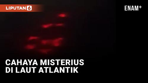 VIDEO: Geger! Cahaya Merah Misterius di Bawah Laut