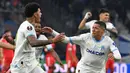 Selanjutnya di babak semifinal, Marseille akan meladeni Atalanta pada Jumat (3/5) dini hari WIB. (Sylvain THOMAS / AFP)