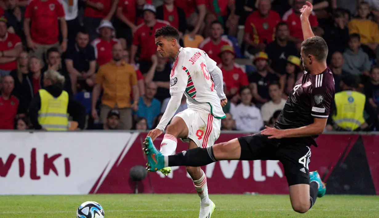 Hasil ini membuat Wales menyamakan poin dengan Armenia dalam perebutan posisi kedua. (AP Photo/Roman Koksarov)