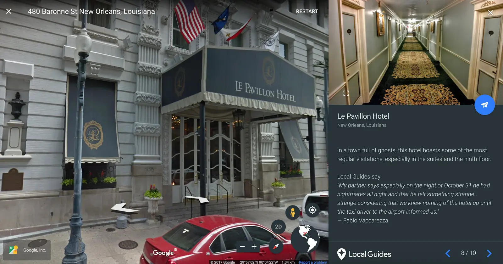 Hotel Le Pavillion tempat paling menyeramkan di dunia versi Google (Sumber: Google Local Guides)