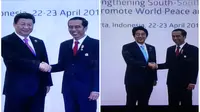 Jokowi dan Xi Jinping. (Liputan6.com/Ilyas Istianur Praditya)