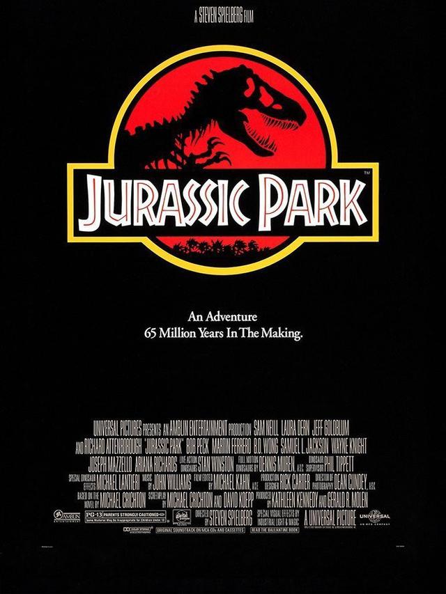 Poster film Jurassic Park. (Foto: Dok. IMDb/ Universal Pictures)