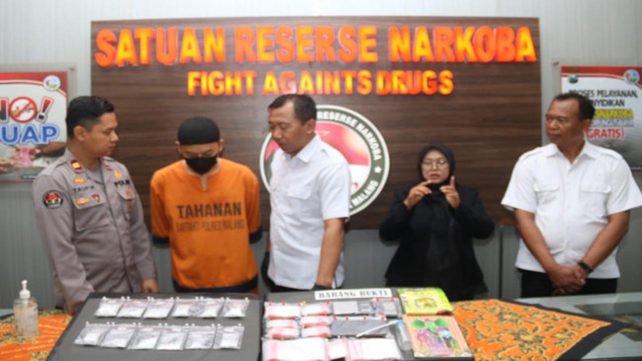 Pria di Malang Berhenti Kerja Lalu Jadi Pengedar Narkoba, Kini Berakhir di Jeruji Penjara
