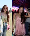 Dita Karang tampil memikat saat nonton Coachella 2026 Week 2. Meski nonton festival musik multi-genre, Dita Karang tetap pancarkan aura KPop yang melekat dengan dirinya [@hey__deets]