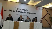 LPS telah evaluasi dan tetapkan atas tingkat bunga penjaminan untuk simpanan dalam rupiah dan valuta asing (valas) di Bank Umum serta untuk simpanan dalam rupiah di Bank Perkreditan Rakyat. (Foto: Merdeka.com/Yayu Agustini)