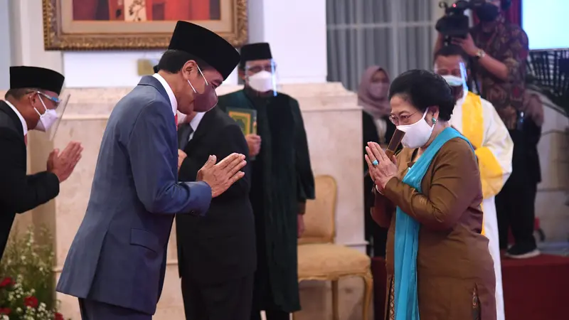 Jokowi Lantik Megawati Jadi Ketua Dewan Pengarah BRIN