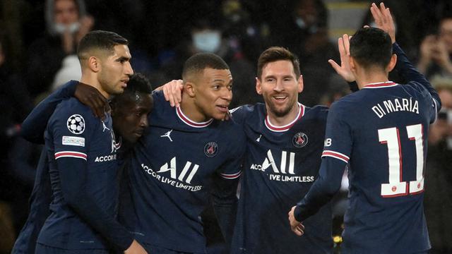 FOTO: Messi - Mbappe Bawa PSG Lumat Club Brugge
