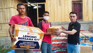 Menembus Wilayah Terdampak Gempa NTT, Tim Lemomo Jadi Salah Satu yang Pertama Salurkan Bantuan ke Pota
