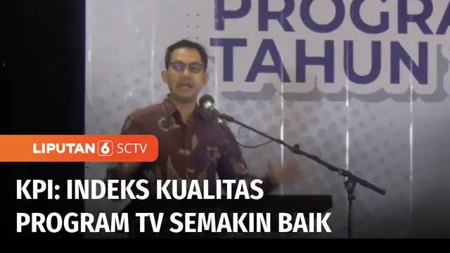 KPI Pusat mempublikasikan pengukuran indeks kualitas program siaran televisi tahun 2022 di Bandung, Jawa Barat, pada Jumat (14/10) sore. Hasil pengukuran indeks kualitas siaran menyebut siaran televisi di Indonesia jauh lebih baik dari sebelumnya.