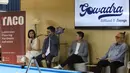 Gowadra Billiard hadir di kawasan yang didominasi keluarga muda, profesional, serta komunitas urban yang aktif dan dinamis. Tampak dalam foto, Founder & Vision Driver, Yovita Lesmana; Founder Gowadra, Tinggo Xiao; General Manager Community Development TACO, Andika Tjandra; dan arsitek RSI Group, Revano Satria (kiri ke kanan); saat memberi keterangan kepada pewarta di Gowada Billiard, Jalan Thamrin Boulevard Pantai Indah Kapuk 2 (PIK 2), Kabupaten Tangerang, Banten, pada Rabu (11/2/2026). (Kapanlagi.com/Budy Santoso)