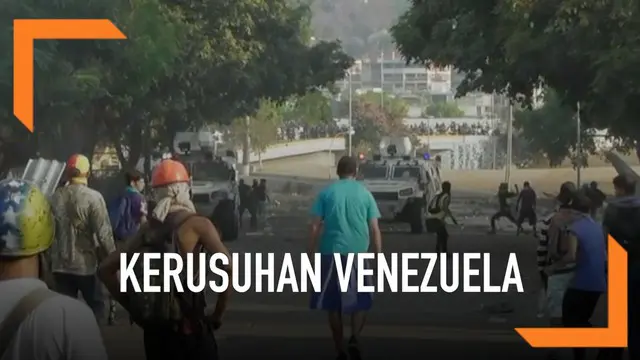 VIDEO: Detik-Detik Kerusuhan Pecah di Venezuela