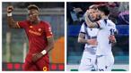 Dua tim ibu kota, AS Roma dan Lazio sama-sama memetik kemenangan di pekan ke-28 Liga Italia, Sabtu (5/3/20220. AS Roma menang 1-0 atas tamunya Atalanta, sedangkan Lazio unggul 1-0 atas tuan rumah Cagliari. Kedua laga tersebut sama-sam diwarnai dengan kartu merah. (Kolase AP)
