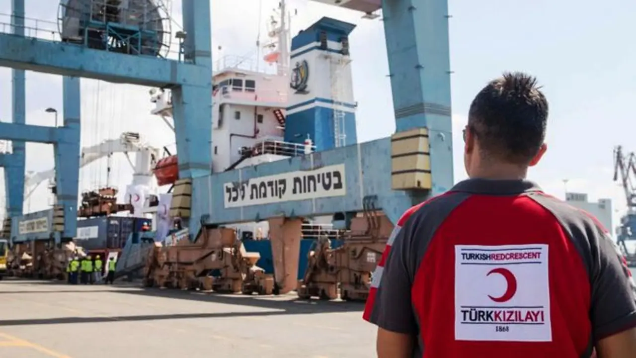 Kapal bantuan Turki untuk masyarakat Gaza