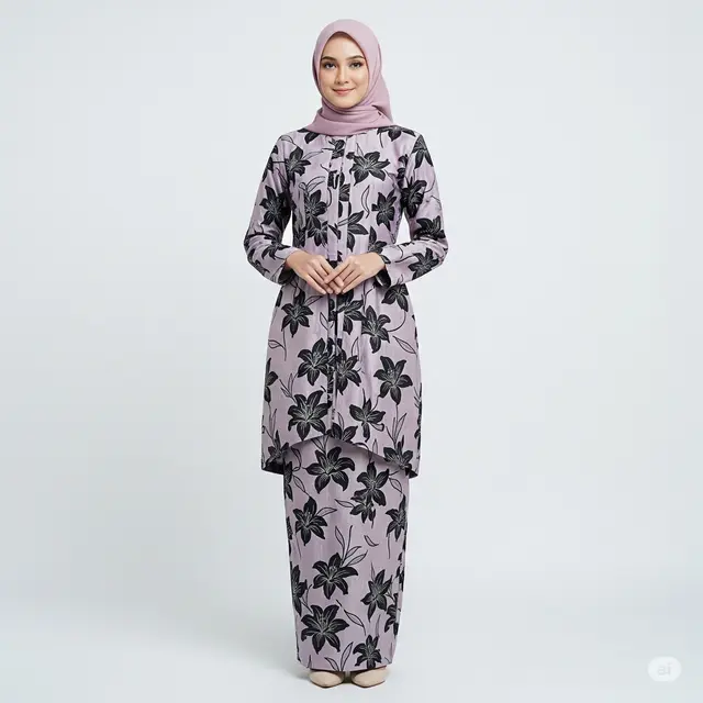 9 Model Baju Gamis Motif Bunga Terbaru yang Wajib Kamu Coba di Tahun 2025