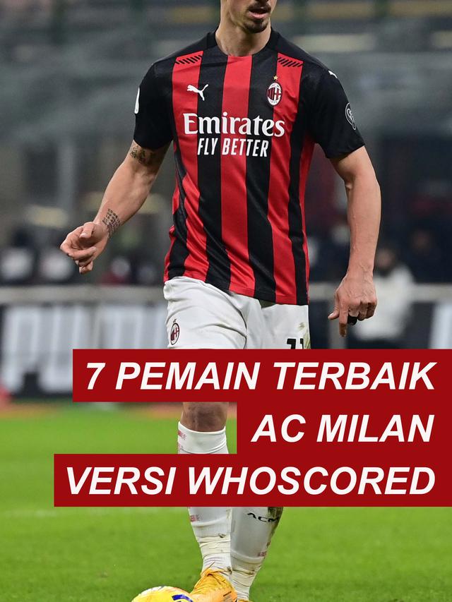 7 Pemain Terbaik AC Milan Versi Whoscored