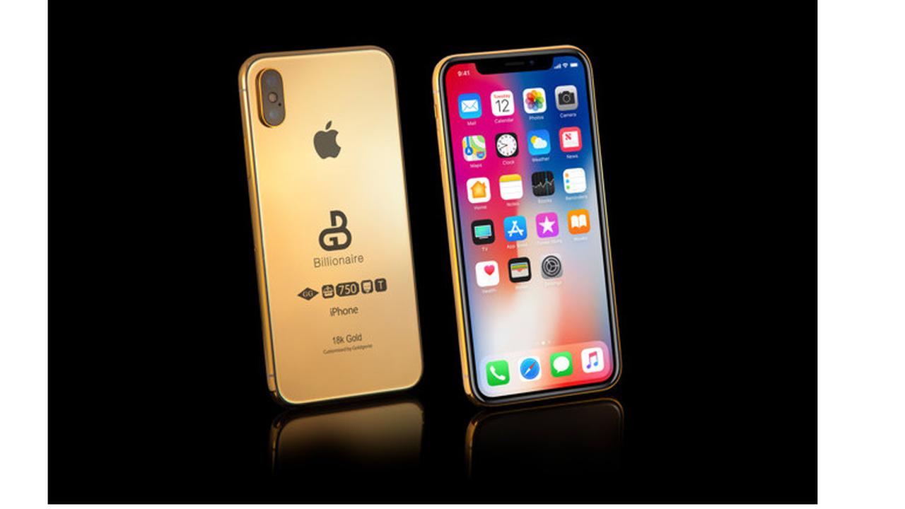 iPhone X emas
