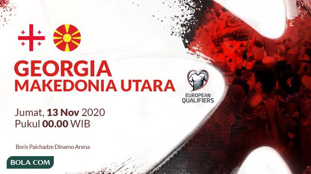 Kualifikasi Piala Eropa 2020 - Georgia Vs Makedonia Utara