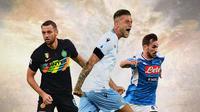 Ilustrasi - Stefan de Vrij, Sergej Milinkovic-Savic, Fabian Ruiz (Bola.com/Adreanus Titus)