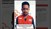 Afni Fastabiq Strata Utama meninggal di Camp WASH PMI di Lombok pada Jumat (24/8/2018) (pmi.or.id)