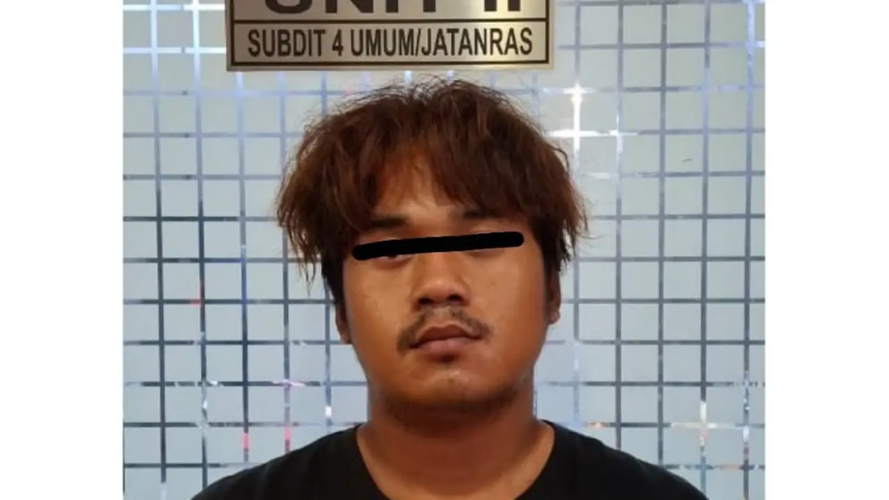 Pelaku pembegalan di pamulang tangerang selatan. (liputan6.com/Zahraa Devana).