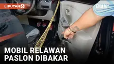 Mobil Milik Relawan Salah Satu Paslon Dibakar Orang Tak Dikenal