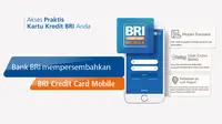 Akses kartu kredit BRI.