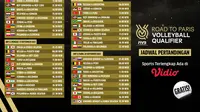 Jadwal Live Streaming Kualifikasi Voli Putri Olimpiade 2024 di Vidio Pekan Ini. (Sumber: dok. vidio.com)