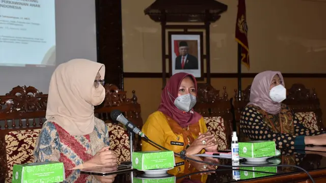 Pemantauan Situasi Perkawinan Anak dan Pemetaan Kebutuhan Layanan Pencegahan Perkawinan Anak, di Wonosobo, Kamis (13/1/2021). (Foto: Liputan6.com/Humas Pemkab Wonosobo)