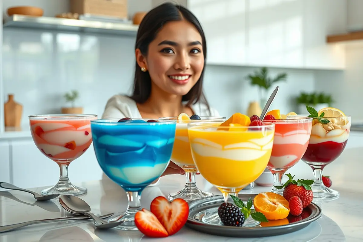cara membuat puding agar-agar