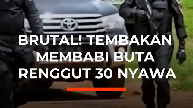 Brutal! Tembakan Membabi Buta Renggut 30 Nyawa