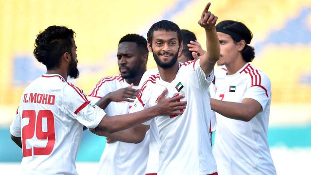 Penyerang timnas Uni Emirat Arab U-23, Zayed Al Ameri.