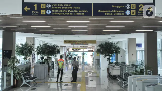 Persiapan Stasiun BNI City Layani KRL Commuter Line