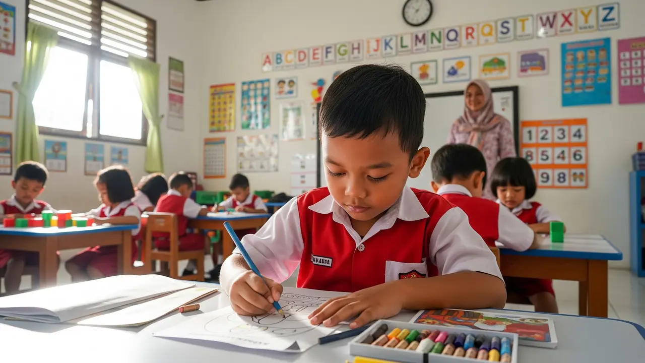Contoh Soal Anak TK B Semester 2