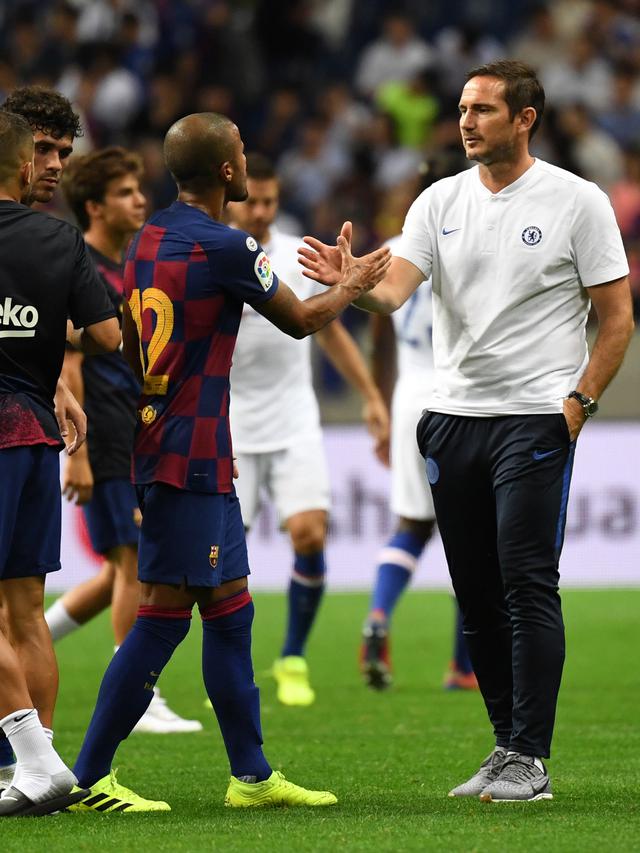 Ekspresi Frank Lampard Usai Beri Kemenangan Pertama untuk Chelsea