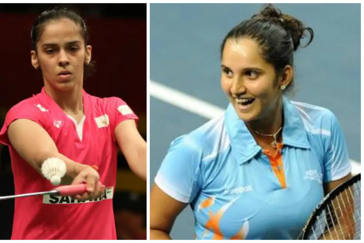 Saina Nehwal dan Sania Mirza 