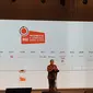 Ketua Indonesian E-commerce Association (idEA), Daniel Tumiwa saat memberikan sambutan di acara Indonesia E-commerce Summit and Expo (IESE) 2016 di ICE BSD City, Tangerang, Rabu (27/4/2016). (Liputan6.com/Dewi Widya Ningrum)