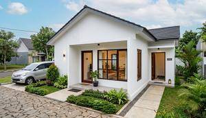 Desain Rumah Sederhana dengan 2 Pintu Masuk. Gemini