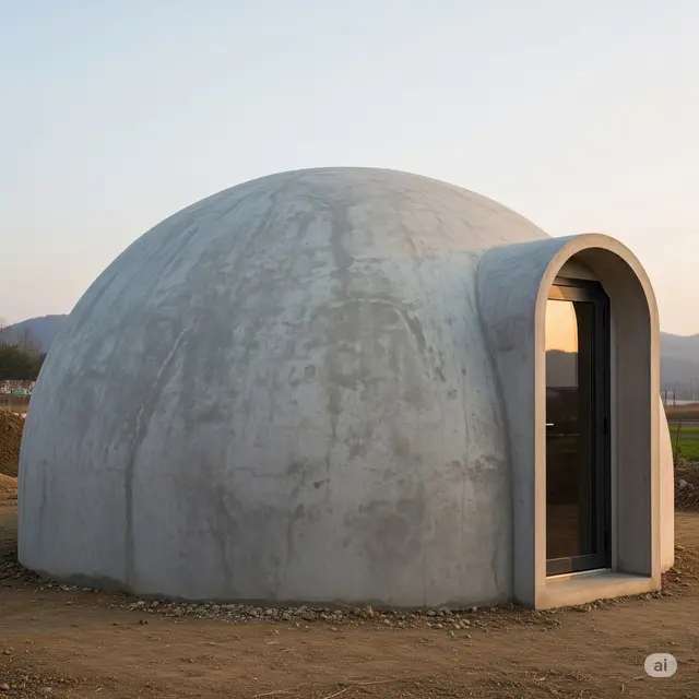 Konstruksi Rumah Dome Kubah