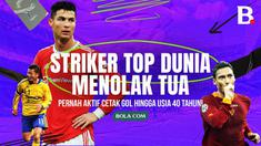 Berita video Menolak Tua! 7 Striker Top Dunia yang Aktif Cetak Gol Hingga Usia 40 Tahun