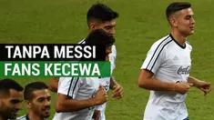 Berita video tentang laga persahabatan Argentina tanpa Lionel Messi melawan Singapura di National Stadium, Selasa (13/6/2017).