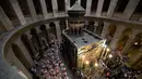 Ada cerita yang menarik dari Church of the Holy Sepulchre atau Gereja Makam Kudus di Kota Tua Yerusalem ini yaitu juru kunci gereja paling suci ini bukanlah seorang Kristiani melainkan dari umat Muslim. (iStockPhoto)