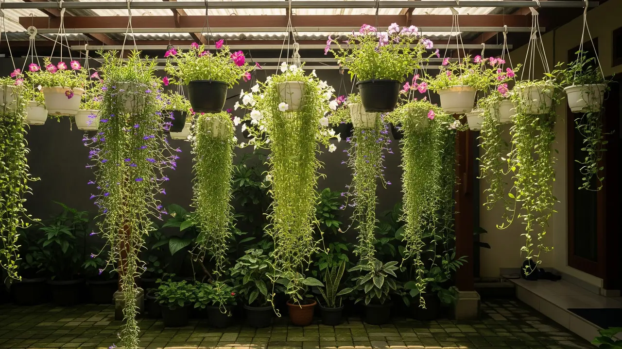 Ide Model Kebun Mini untuk Halaman Paving Tanpa Tanah