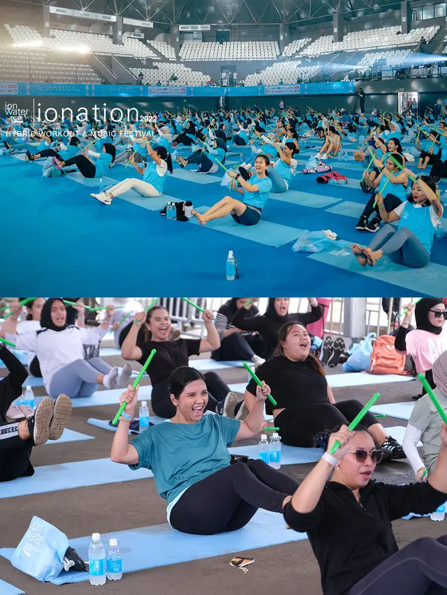 Serunya IONATION 2022 Hybrid Workout & Music Festival, Olahraga Bareng Sambil Nonton Konser