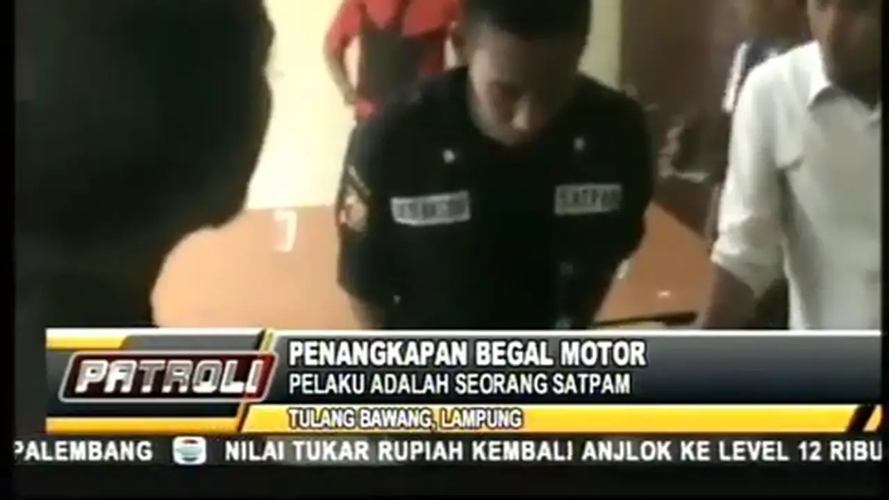 Penangkapan Begal Motor, Pelaku Adalah Seorang Satpam