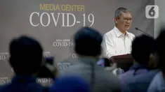 Juru Bicara Indonesia untuk penanganan virus corona, Achmad Yurianto memberikan keterangan terkait corona di Kantor Presiden, Komplek Istana, Jakarta, Jumat (6/3/2020). Achmad Yurianto mengungkapkan pengembangan terus dilakukan dalam pemeriksaan ke-25 orang tersebut.  (Liputan6.com/Faizal Fanani)