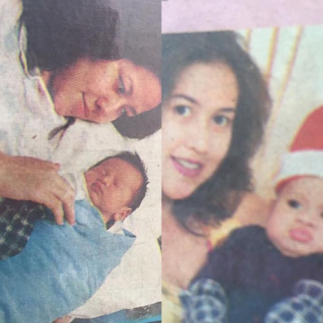 Potret Jadul Seleb Dengan Ibunya