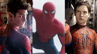 Tiga Spider-Man di layar lebar. (soloseriesypeliculas.tk)