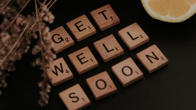 Ilustrasi semoga cepat sembuh, sakit