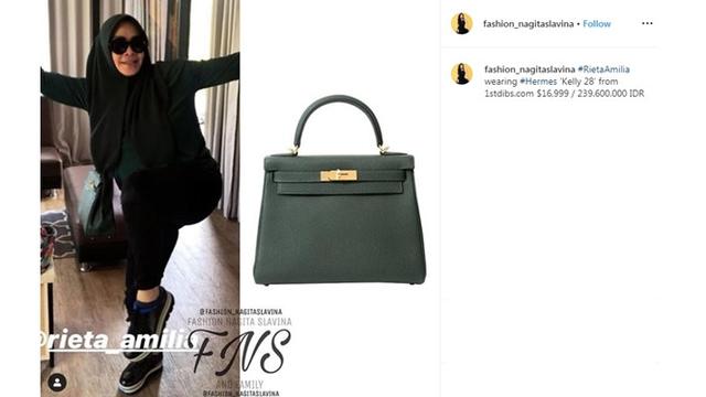 Harga 7 Koleksi Tas Mewah Rieta Amilia, Tak Kalah Fantastis dari Nagita Slavina
