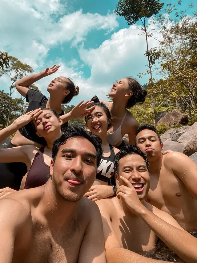 7 Momen Seru Febby Rastanty, Jessica Mila dan Yuki Kato Trekking Bareng